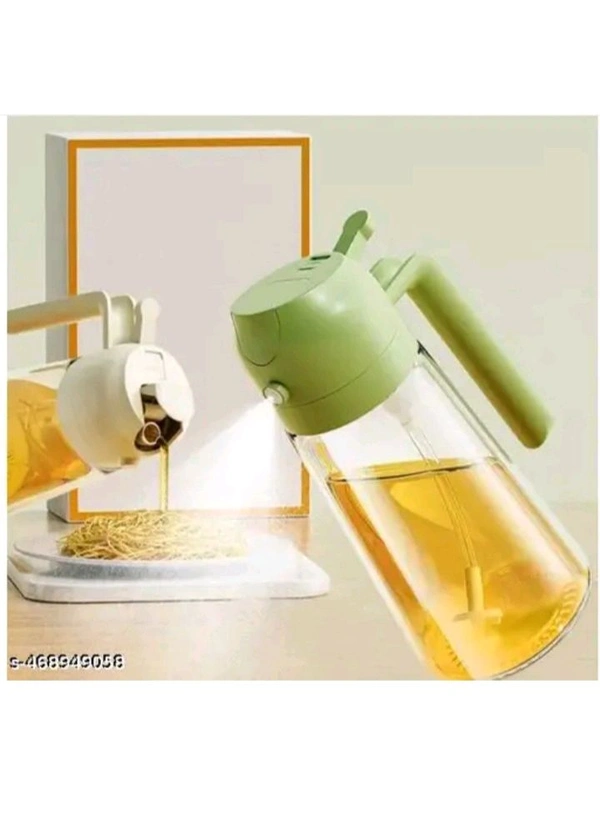 ZA0080 USD $ 11.00 LYUD Name: LYUD 2 in 1 Olive Oil Sprayer and Oil Dispenser Bottle for Kitchen, Plastic & glass Oil Bottle with Premium Nozzle, Oil Sprayer for Aiir Fryer, Salad, Frying, Baking (Multicolour) rb.gy/rdhc4z