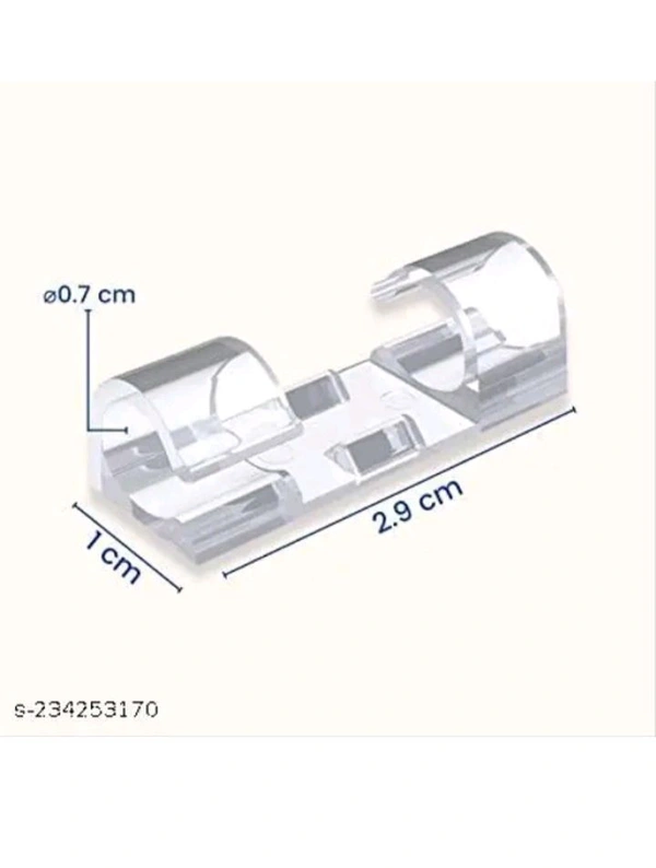 ZA0086 USD $ 10.00 Om Enterprise Name: 20 Pcs Self Adhesive Cable Management Clips, SOULWIT Cable Organizers Sticky Wire Clips Cord Holder for TV PC Laptop Ethernet Cable Desktop Home Office (Large,Transparent) rb.gy/otzrrj
