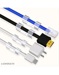 ZA0086 USD $ 10.00 Om Enterprise Name: 20 Pcs Self Adhesive Cable Management Clips, SOULWIT Cable Organizers Sticky Wire Clips Cord Holder for TV PC Laptop Ethernet Cable Desktop Home Office (Large,Transparent) rb.gy/otzrrj