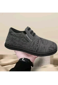 ZB0026 USD$12 Narela Industry Area Delhi Exclusive Afforadable Collection of Trendy & Stylish Canvas Men Shoes Loafers For Men (Grey) rb.gy/zktect