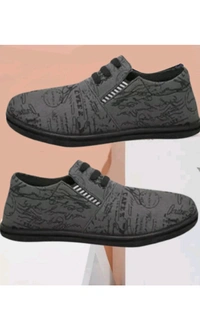 ZB0026 USD$12 Narela Industry Area Delhi Exclusive Afforadable Collection of Trendy & Stylish Canvas Men Shoes Loafers For Men (Grey) rb.gy/zktect