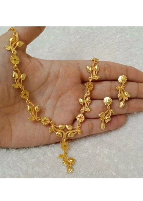 ZA0112 USD $ 09.00 ISABELL ENTERPRISES Metal, Alloy Jewel Set (Gold) rb.gy/xx5nhc