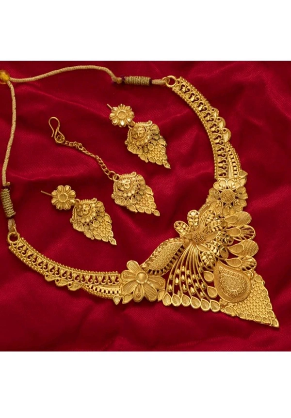 ZA0113 USD $ 10.00 THE SANGA Alloy Jewel Set (Gold)  rb.gy/kmal3e