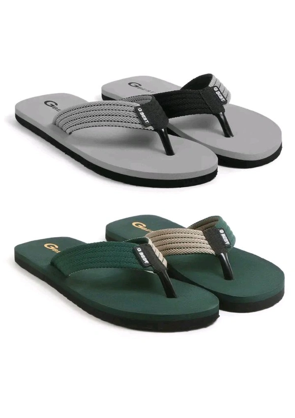 ZB0028 USD$9 LAXMI ENTERPRISES Slippers Green And Grey rb.gy/czkfzl