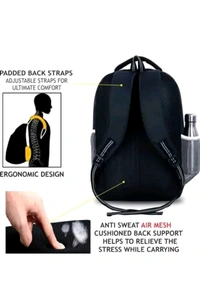 ZB0034 USD$ 13 SULTAN ABDUL HAMID KHAN stylish Backpack Boys Girls/Office /College/Travel Waterproof School Bag (Black, 40 L) rb.gy/kg7mq6
