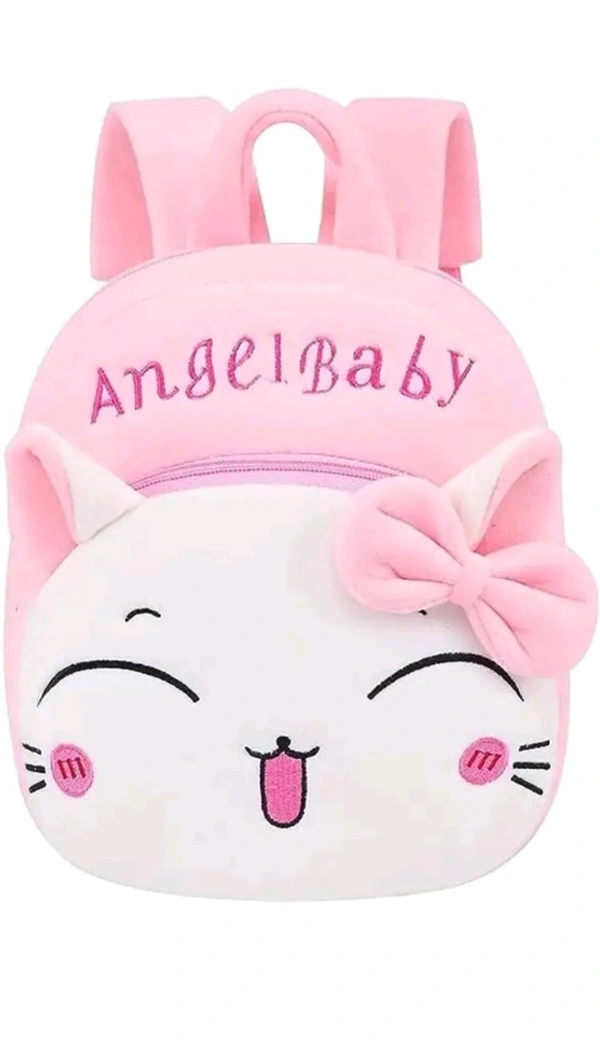 ZB0035 USD$ 10 NIHAL ENTERPRISES school bag for kids Pink Angel Baby bag made with Super Quality Fabric School Bag (Pink, 10 L)  rb.gy/dhn4ln