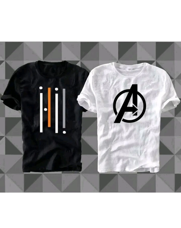 ZA0118 USD $ 10.00 PRINTED MEN REVERSIBLE MULTICOLOR T -SHIRT ( PACK OF 2) rb.gy/kc48z7