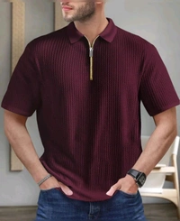 ZA0120 USD $ 13.00 VSK ONLINE SERVICES ( DELHI) SELF DESIGN MEN MAHROON T- SHIRT rb.gy/lfpg7i