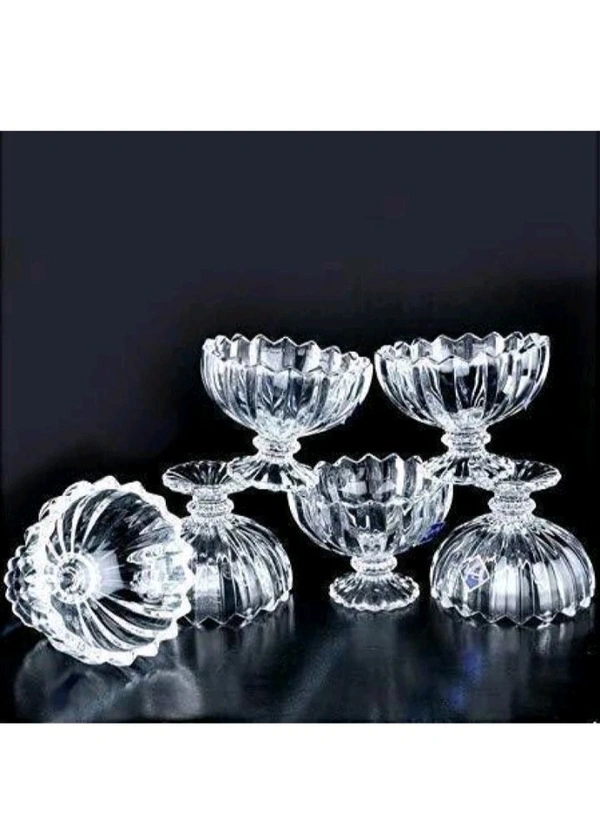 ZA0122 USD $ 11.00 KWINTAS INDIA Pack Of 1 Plastic Classic Ice Cream Bowl, Salad, Bowls- 159ml,Set Of 1 , Transparent ( Clear) rb.gy/ezqre8
