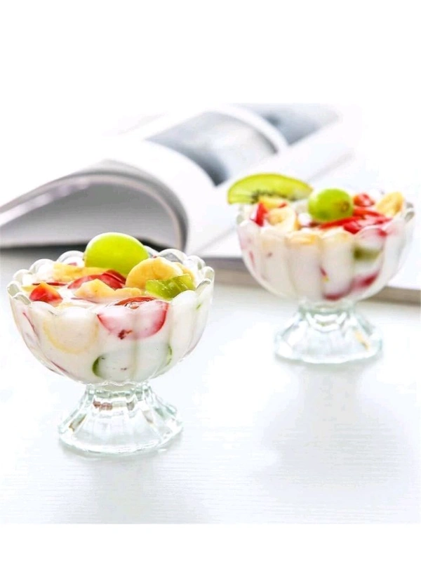 ZA0122 USD $ 11.00 KWINTAS INDIA Pack Of 1 Plastic Classic Ice Cream Bowl, Salad, Bowls- 159ml,Set Of 1 , Transparent ( Clear) rb.gy/ezqre8