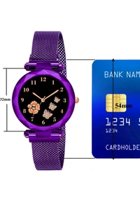 ZB0044 USD$ 10 GLOBLE ENTERPRISES New DJ SDR37 Analog Watch - For Girls 