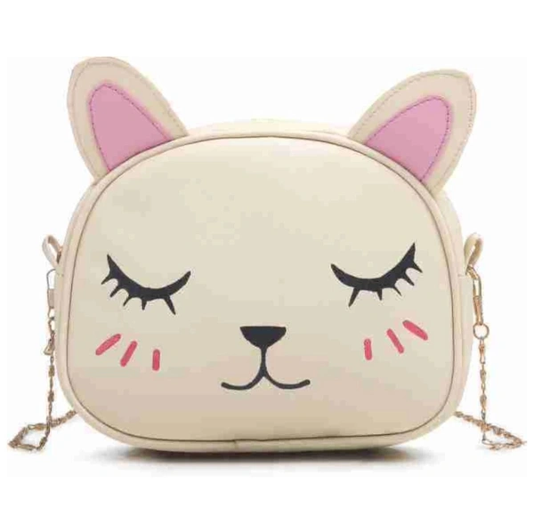 Sling Bags - Cream, Free Size
