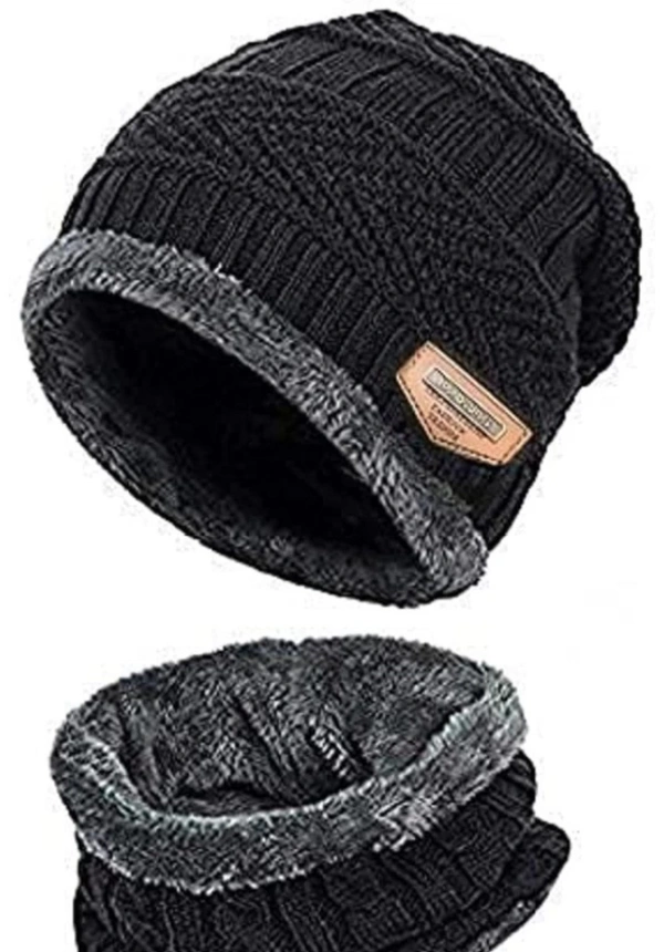  Women & Men Muffler  - Black