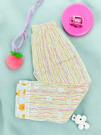 Kids Chikankari  Co-ord Sets In Mulmul Print(Mustard Yellow) - 24, Mustard Yellow