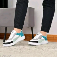 Mixed Color Classy Premium Looking Lightweight And Durable Sneakers(1) - Green, 10