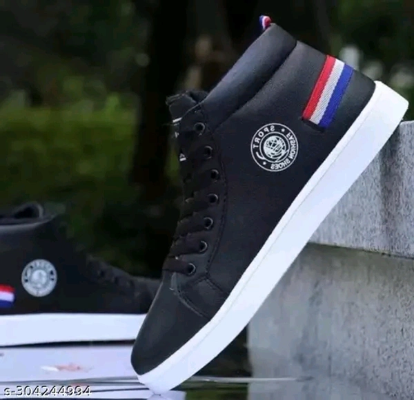 White Trending Mid Top Sneakers.(5) - White, 6