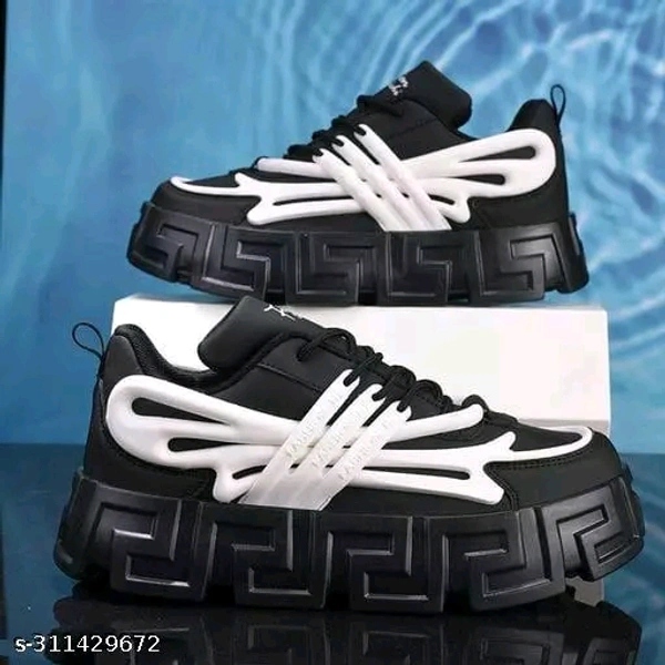 Z-Black Premium Looking Light Weight Sneakers(6) - White, 7