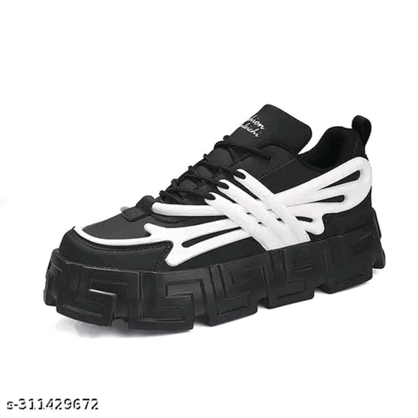 Z-Black Premium Looking Light Weight Sneakers(6) - White, 7
