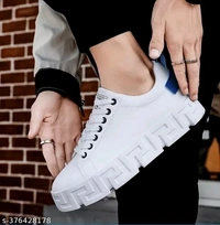 Trendy Premium Looking With Extra Soft Sole White Sneaker(8) - 6