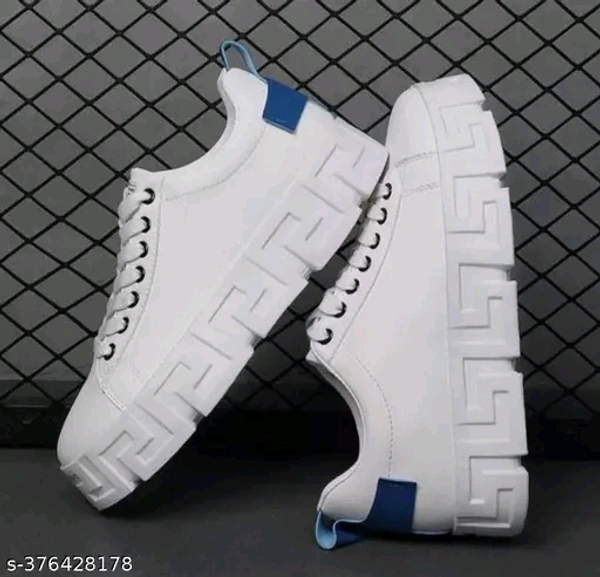 Trendy Premium Looking With Extra Soft Sole White Sneaker(8) - 9