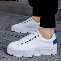 Trendy Premium Looking With Extra Soft Sole White Sneaker(8) - 9