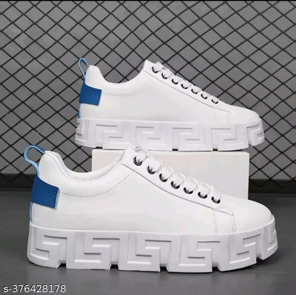 Trendy Premium Looking With Extra Soft Sole White Sneaker(8) - 9