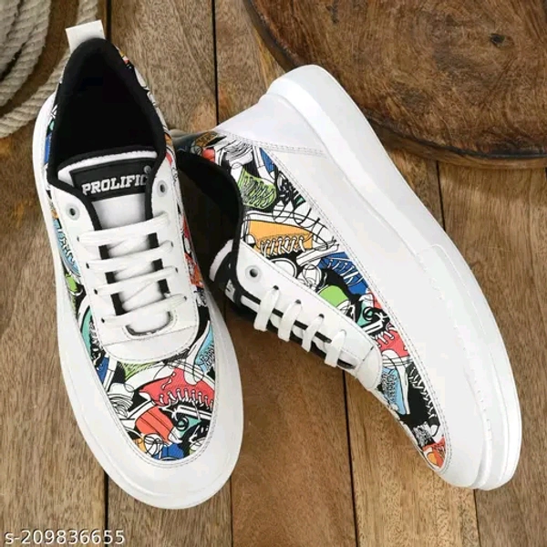 Premium Partywear Lightweight Sneakers(12)  - White, 10