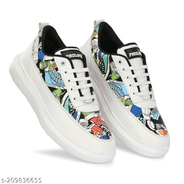 Premium Partywear Lightweight Sneakers(12)  - White, 10