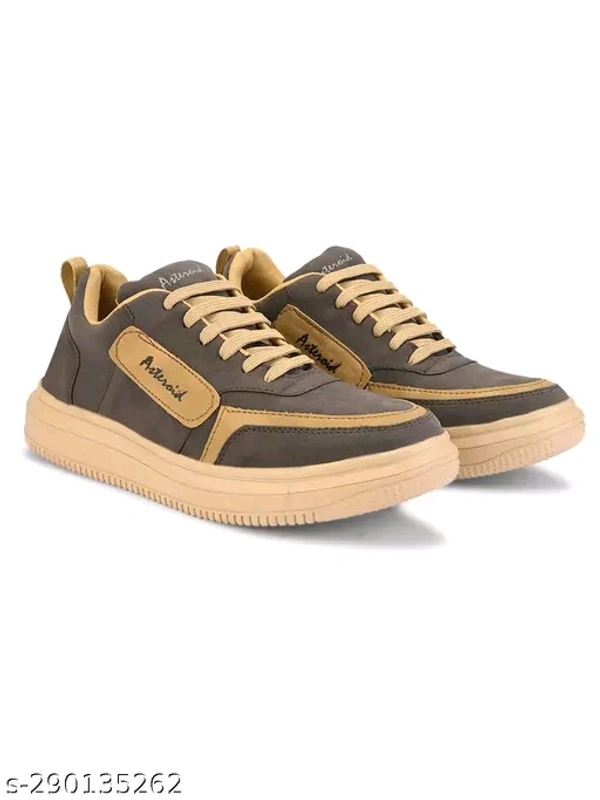 Old Money Aesthetic Lightweight Sneakers (15) - Brown, 10