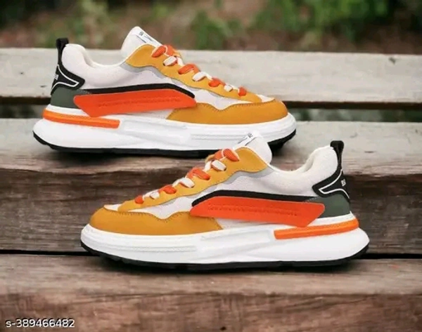 Trendy Causal Lightweight Durable Sneakers (16)  - Bittersweet, 6