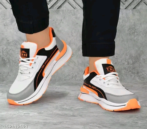 Trendy Causal Lightweight Durable Sneakers (16)  - Bittersweet, 7