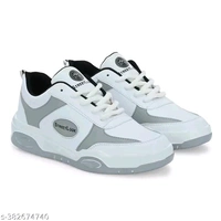 Trending Casual Light Weight Streetwear Partywear Sneakers (17) - Red, 9