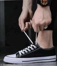 Stylish Sneakers With Toch American Looks And Durable Sole(19) - Black, 6