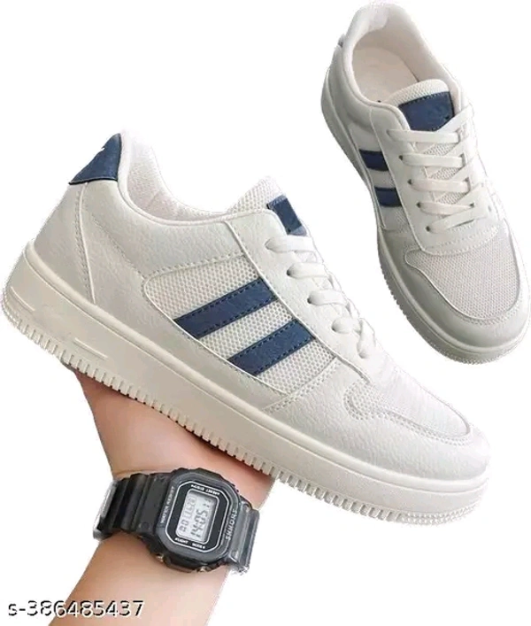 Causal Partwear Extra Comfortable Lightweight Sneakers (22) - White, 10