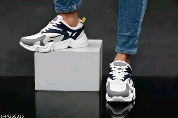 Light Weight Extra Comfortable Sneakers - Gray, 6