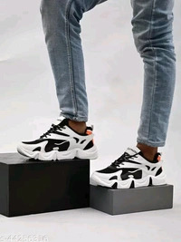 Light Weight Extra Comfortable Sneakers - Black, 7