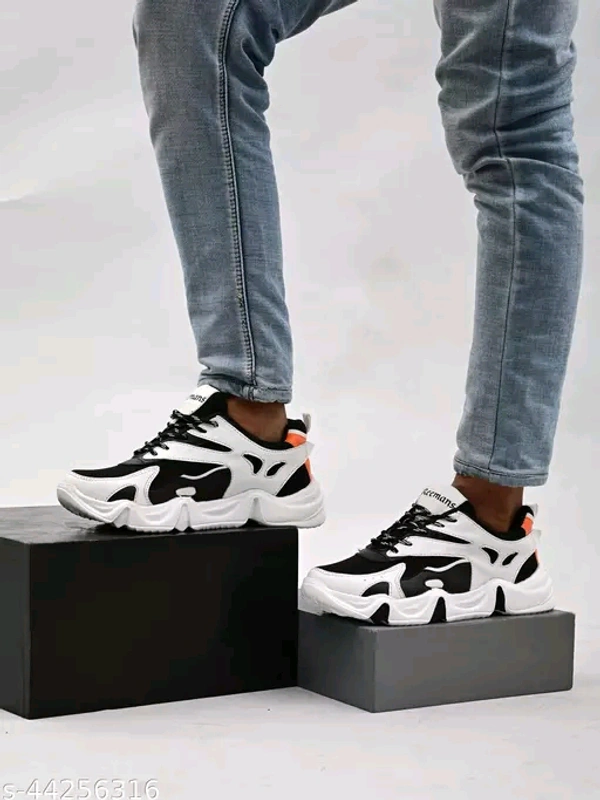 Light Weight Extra Comfortable Sneakers - Black, 7