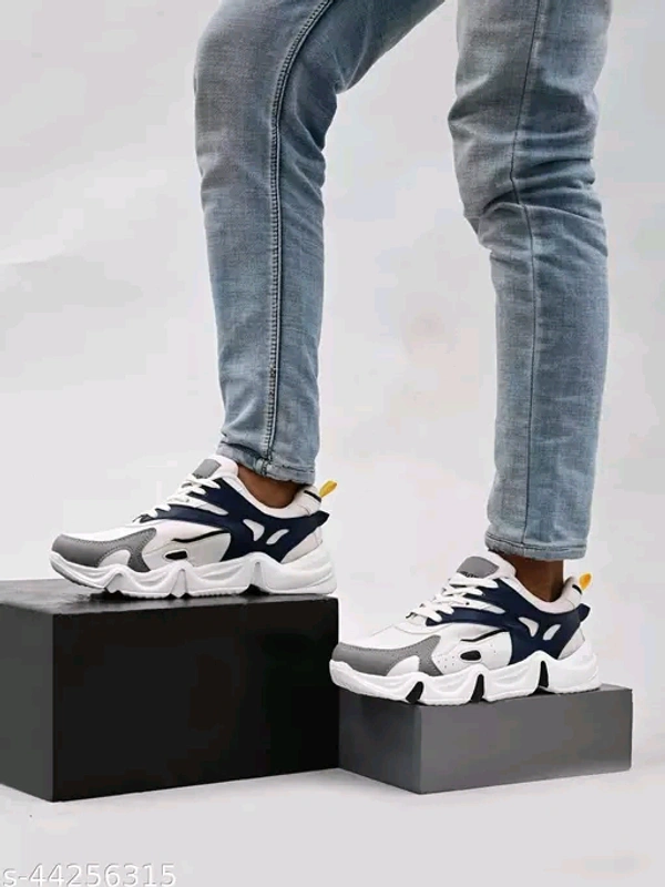 Light Weight Extra Comfortable Sneakers - Gray, 8