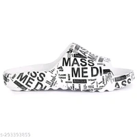 SAS Printed Flip Flops With Comfortable And Durable Soal - White, 6