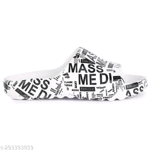 SAS Printed Flip Flops With Comfortable And Durable Soal - White, 7