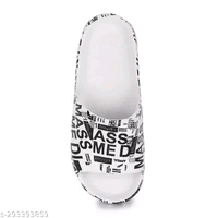 SAS Printed Flip Flops With Comfortable And Durable Soal - White, 7