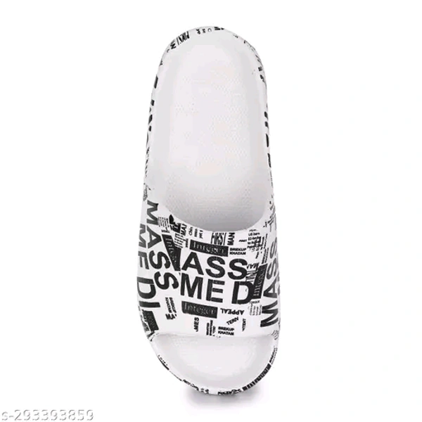 SAS Printed Flip Flops With Comfortable And Durable Soal - White, 7
