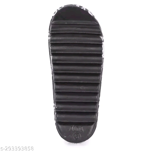 SAS Printed Flip Flops With Comfortable And Durable Soal - Black, 8