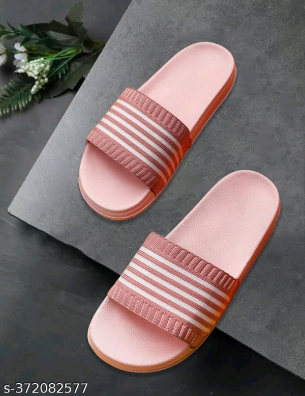  Comfortable And Lightweight Flip Flops Black/peach - Pink, 6