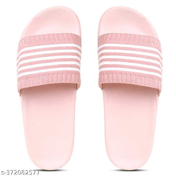  Comfortable And Lightweight Flip Flops Black/peach - Pink, 9