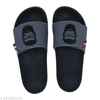 Trendy Flip Flops With Extra Comfortablility And Durability - Black, 6