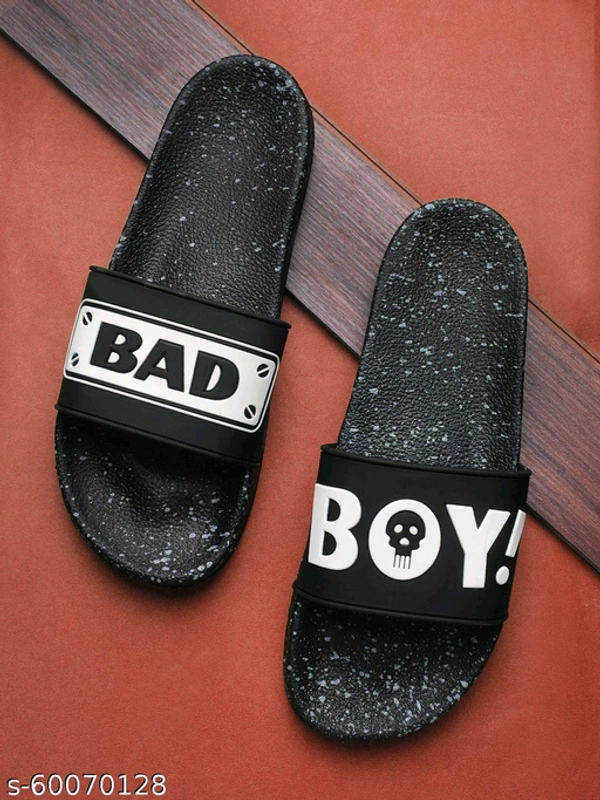 Bad Boy Premium And Comfy Flipflops  - 7, Black