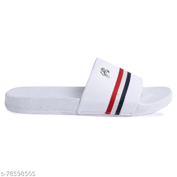 Classy Old Money Asethetic Lightweight Slidders  - White, 6