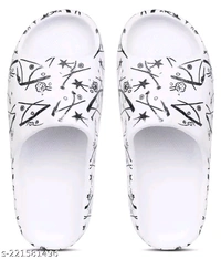 Fancy Lightweight Slidders With Premium Funky Colors - White, 7