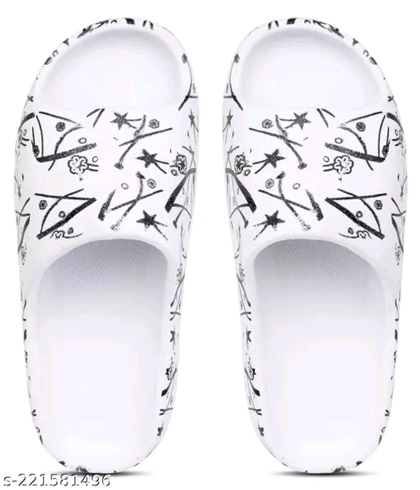 Fancy Lightweight Slidders With Premium Funky Colors - White, 7